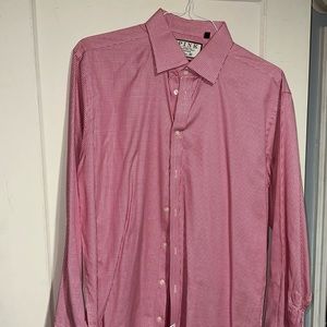 Pink Dress Shirt Size 17.5 Sleeve 37